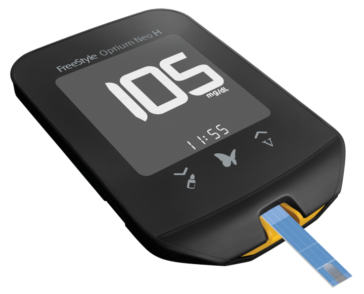 Free Style Optium Neo Glucometer With 10 Free Strips