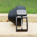 Double Sided Black Premium Dress Leather Belt For Men. 