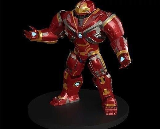 Hulkbuster Action Figure Statue Hand Painted Custom Made