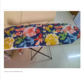 Iron Stand Rope Cover High Temperature Resistance with Fiber Filling iron board stand cover 48x 20 inches (Random Design Delivered)