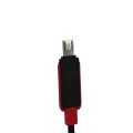 Warner Best Selling1.2 Meter Micro USB 3.0 Fast Charging + Data Cable For Samsung / HTC /  Infinix / Xiaomi / Oppo / Huawei / Nokia / Lenovo / Android Phones - Black & Red. 