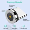 5Pcs Universal Magnetic Tips for Round Magnetic Cable Type C Micro USB Magnet Replacement Parts Mobile Phone Dust Plug Adapter. 