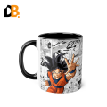 DEBOSS | Dragon Ballz Anime Coffee Mug | Anime Mugs | 11OZ Premium Ceramic Anime Design Mug | Your Favorite Character Goku | Coffee or Tea Cup (Printed). 