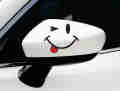 2 Pcs Eye Winkling (Black and Red Pair) Side Mirror Funny Decals Stickers for Auto Car Side Mirror L+R Rear view Stickers Car decoration Car Sticker,Car Accessories, Stickers for Car by Sticker Saloon. 