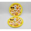 EMOJI THEME PAPER PLATES PACK OF 10 PAPER PLATES. 