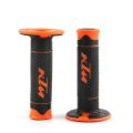 7/8" 22mm Motorcycle Hand Grips Handle Rubber Bar Gel Grip Orange Modified Accessory for KTM Duke 125 200 390 690 990 Motocross - intl. 