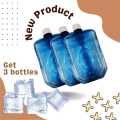 Refreeze able ice pack (pack of 3) gel bottle for DC & AC Room cooler, for vegetable and fruit also. 