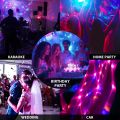 Party Lights, Strobe Lights for Parties, Disco Ball Lights with Bluetooth Speaker, RGB 4 Colors Changing Disco DJ Lights for Home Party Room Dance Club Xmas Birthday Wedding Show - Bluetooth Speaker. 