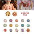 20/40pcs 4mm Accessories DIY Craft 1/6 Dolls Pullip Clothing Sewing DIY Doll Clothes Mini Pearl Buttons. 