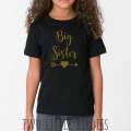 Personalized Big sister Girls children's T-shirts. 
