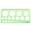 Plastic Office Supplies Measuring Tool Oval Multi Shaped Circles Drawing Ruler Curve Ruler Geometric Ruler Template Ruler. 