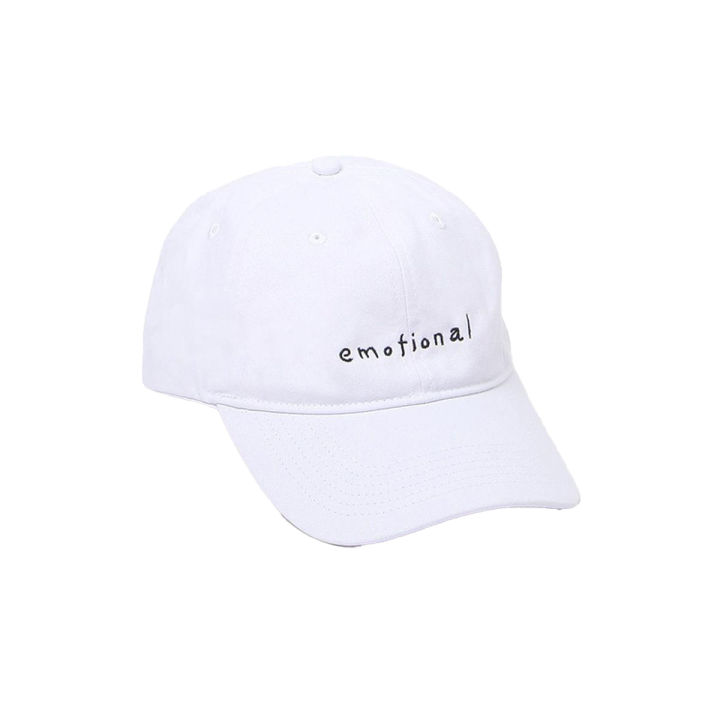 Emotional printed statement white Cap