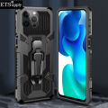 Phone case Redmi 12 Shockproof Armor Stand Holder with Metal Clip Mountaineering Back cover Mi Xiaomi Redmi12 case. 