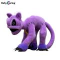 Elastic Cat Plushie Cute Purple Cat Plush Toy with Big Mouth Fun Stuffed Doll for Kids Adults Perfect Home Decoration Gift Idea for Fans Plush Cat Toy. 