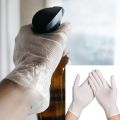1Pair Of Safety Gloves Disposable Rubber Gloves Work Safe Disposable Glove Protective Safety Gloves. 