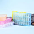 Plastic Storage Box Embroidery Floss Bobbins Storage Organizer Case Cross Stitch Sewing Tool. 