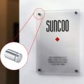Stainless Steel Wall Spacers, Plexiglass, Sign Holder, Advertising Screw, Screw Glass Standoff Holder for Mounting and Fixing the Glass (12 x 25 mm), Pack Of 4, 8 And 20.. 