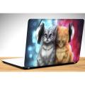 Cute Cats Listening Music Laptop Skin Vinyl Sticker Decal, 12 13 13.3 14 15 15.4 15.6 inch Laptop Skin Sticker Cover Art Decal Protector Fits All Laptops. 