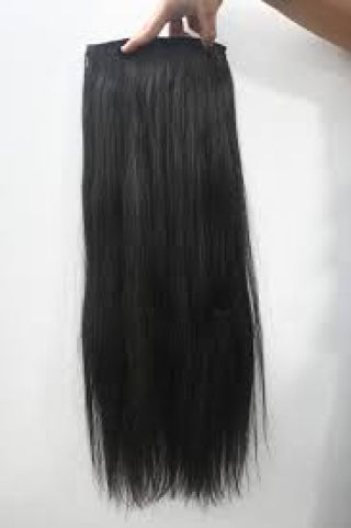 Elegant%20Hair%20Extension%20with%205%20clips-black%20color%20-%20Image%202