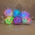 Creative Twinkle Glowing Stars Shape Plush Throw Pillow, LED Night Light Cushions Soft Stuffed Toys Gifts Glowing Colorful Star Shape Cushion for Kids 7 Color Changeable.. 