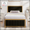 Super Delux Bed Single / Iron Bed / Single Bed / Mughal Star steel Furniture. 
