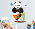 DIY Three Dimensional Kungfu panda Wall Clock Home Decoration for Home Living Room Offices for Birthdays Kitchen Home Decor. 