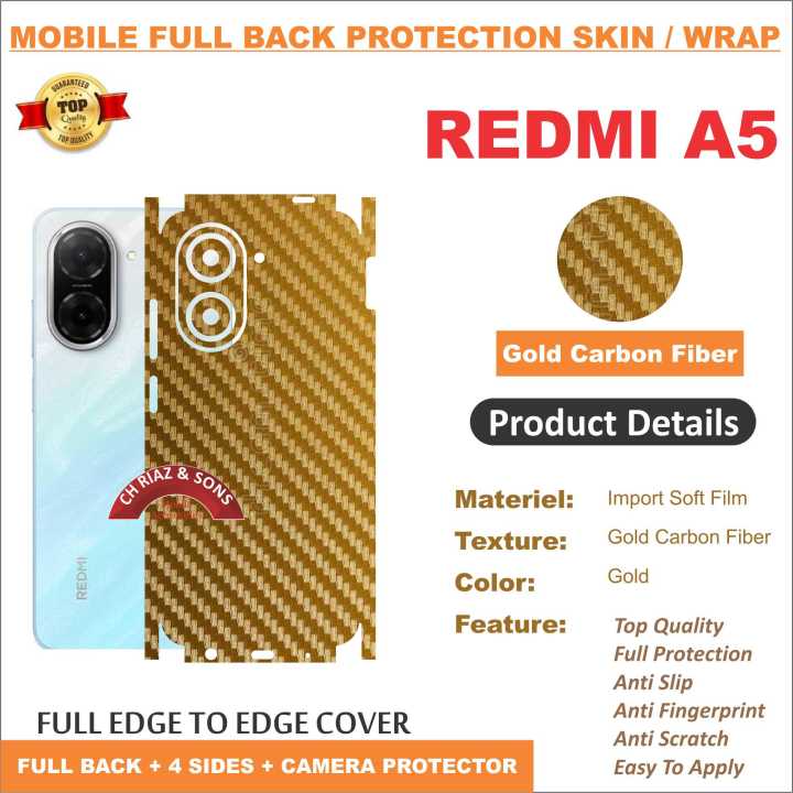 Redmi%20A5%20FULL%20BACK%20360%20premium%20Protection%20Skin%20Wrap%20/%20Protection%20Sticker%20With%204%20sides%20and%20camera%20Protection%20full%20cover%20Premium%20Quality%20-%20Image%205
