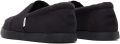 TOMS Black Canvas Slip-On Shoes for Women - Men - Comfortable Casual Loafers - Lightweight & Breathable - Trendy & Stylish Flat Shoes for Daily Wear. 