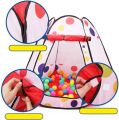 Kids Play House Popup Tent House Foldable Baby Play Tent With 50 Colorful Balls For Girls & Boys – 7003. 