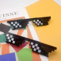 NEW Design Funny Mosaic Sunglasses Thug Life Sun Glasses Pixel Black Retro Gamer brave. 