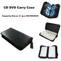 CD DVD VCD Storage Case Bag Organizer Holder, cd storage bag,cd storage case / 80 Disc Large Capacity Portable CD DVD Bag /  Portable Bag. 