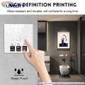 Push Button Icon Labels English Print Complete Labels Touch Switch Lcon Stickers. 