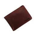 Small Size Mehroon Leather Wallet. 