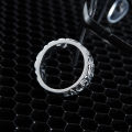 Stainless steel vintage gothic rings jewelry classic unique irregular silver rings for men Party. 