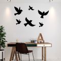 Dotz Black Flying Wooden Birds for Kids Room, 6/12/24/48/102 Pcs Room Decoration, Decoration Accessories, Kids Room Decoration, Girls Room Decoration, Bedroom Decoration Ideas. 