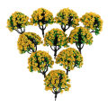 20/70pcs Plastic Model Train Artificial Miniature Tree Scenery Railroad Decoration Building Landscape Accessories Toys for Kids. 