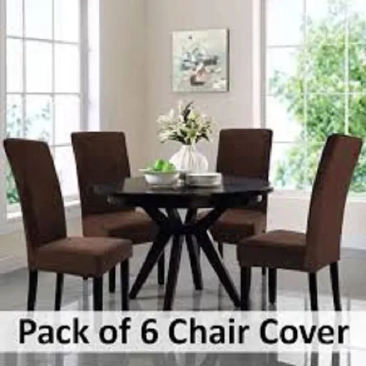 Dining%20Chair%20Cover%20Set%20of%204%20Pc%20,%206%20Pc%20and%208%20Pc%20Elastic%20Fitted%20Solid%20Color%20Cover%20Comfortable%20Chair%20Cover%20For%20Dining%20Room%20-%20Image%206