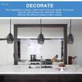 Metal Pendant Lamp Shade Wrought Iron Wire Lampshade for Cafe Decoration Oval. 