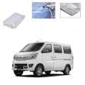 Changan Karvaan Polymer Carbon Coated Car Top Cover | Double Stitched | Water Proof in Black & Silver - Ultimate Protection. 