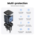 【EU Plug】UGREEN 18W 20W 30W GaN Charger PD Fast Type C Charger USB C PD QC3.0 Quick Charging For Samsung Galaxy S25 S24 Ultra A iPhone 16 15 Max Pro OPPO Reno 12 Find N Xiaomi 15 14 Pro Redmi K70 60 Pro Huawei Mate 70 60 Pura 70 60 nova 13 12 P40 30. 