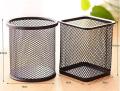 2 Pack Pen Holders, Metal Pencil Holder,Pen Organizer for Desk Office,Three Colors Silver,Black and Pink, Two Kinds of Shapes:Circular and Square (Black). 