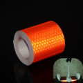 5cmx3m Orange Reflective Safety Warning Conspicuity Tape Adhesive Stickers Decal Decoration Warning Tapes Vinyl Film Safety Tape. 