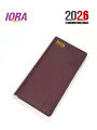 2026 IQRA Pocket Size weekly Red color Diary. 