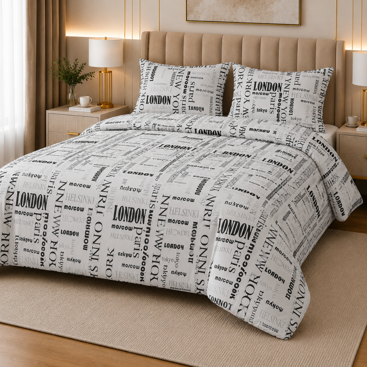 Beddys%20Studio%20Pure%20Percail%20Cotton%20Printed%20News%20Paper%20kids%20&%20Teen%20Quilt%20Cover%20Set%20-%20Image%205