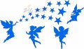 Fairy Nursery Girl Room Decoration - Fairy Princess Wall Decor Wall Art. 