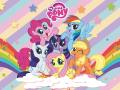 MY LITTLE PONY THEME BIRTHDAY PARTY BANNER ( 36 INCHES X 24 INCHES ). 