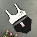 Young Girls Bra Panties Sets Underwear Training Bra Teenage Bra Baby Lingerie Kids Sports Bra 8-15 Years. 
