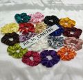 NEW-Pack of 12 - Silk Scrunchies Stretchable ACCESSORIES Hair Painfree - Soft ponytailsfor Girls and Women. 