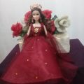 Barbie doll clothes |  Barbie doll wedding clothes | Barbie doll accessories | Barbie dress up | Barbie doll jewelry |wedding dress |Bridal dress | Barbie gown | Barbie party dress |gift for girls  | dress for 11 inch doll. 