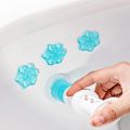 Freshener Toilet Cleaner Gel Flower Stamp, Toilet Deodorant Bathroom Toilet Cleaning Tool. 